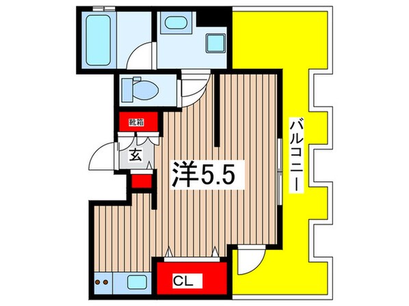 ブランズ天神の物件間取画像